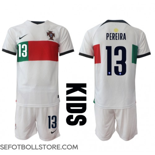 Portugal Danilo Pereira #13 Replika babykläder Bortaställ Barn VM 2022 Kortärmad (+ korta byxor)